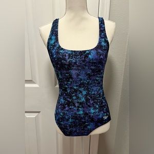 SPEEDO, VINTAGE ONE PIECE SWIMSUIT, size 8